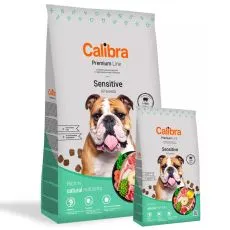 Calibra Dog Premium Line Sensitive 12 + 3 kg ZADARMO