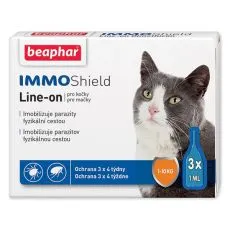 BEAPHAR IMMO SHIELD Line-on MAČKA 3 x 1 ml