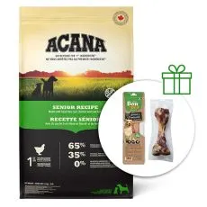 Acana Senior Recipe 11,4 kg + Bon Idea Kosť pre psa 2ks ZADARMO