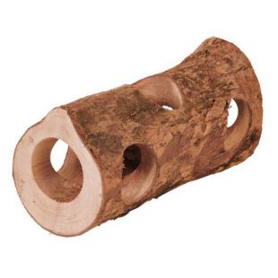 Tunel pre hlodavce - dreven&yacute; s dierami, 20 cm