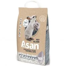 Asan Pet Silver podstielka pre hlodavce a kr&aacute;liky 10 L