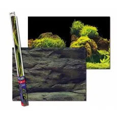 Pozadie do akv&aacute;ria ROCK/PLANTS S - 60 x 30 cm